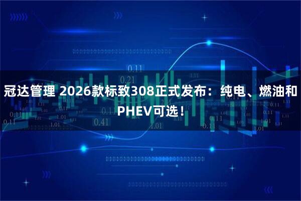 冠达管理 2026款标致308正式发布：纯电、燃油和PHEV可选！