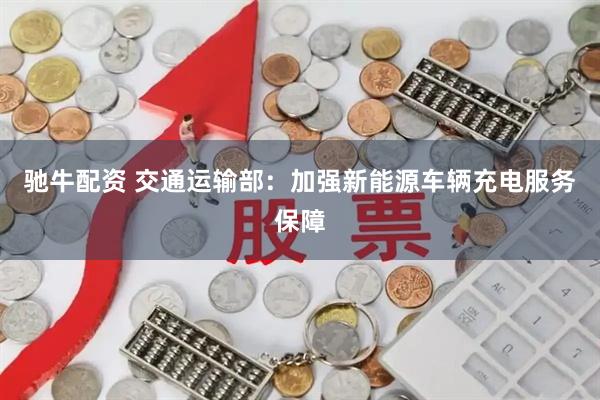 驰牛配资 交通运输部：加强新能源车辆充电服务保障
